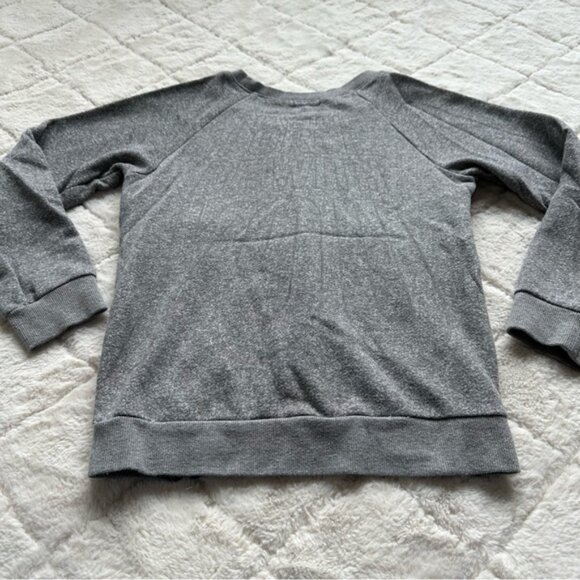 Disney X Star Wars | Gray and Black Faux Leather Quilted Sweater | Size Large 14 - Picture 10 of 13